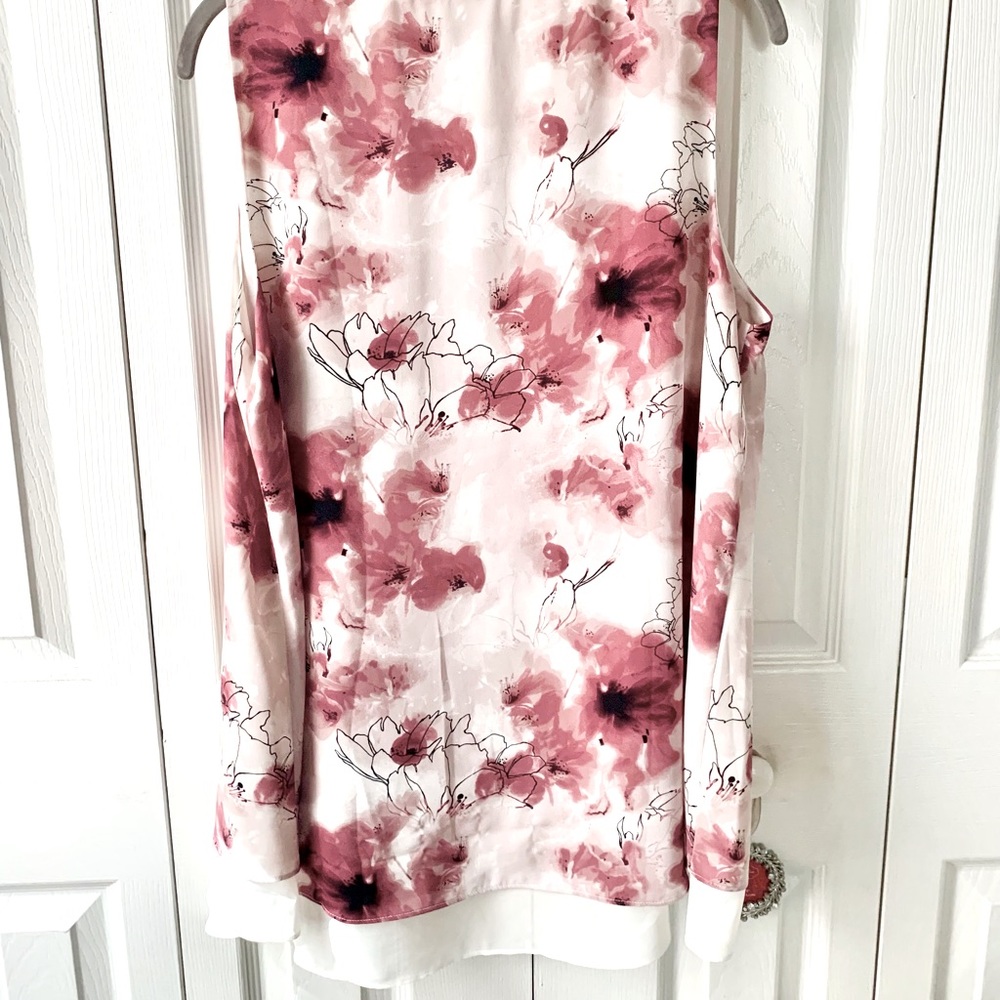 💕CATO💕SHEER DOUBLE LAYER SLEEVELESS CAMISOLE - Picture 2 of 5